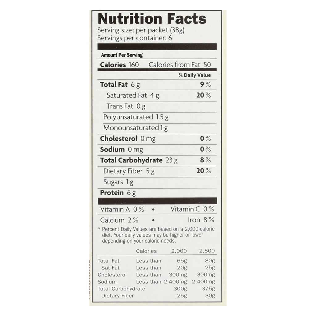 Nature's Path Organic Qi'a Superfood Hot Oatmeal - Creamy Coconut - Case Of 6 - 8 Oz. - Lakehouse Foods
