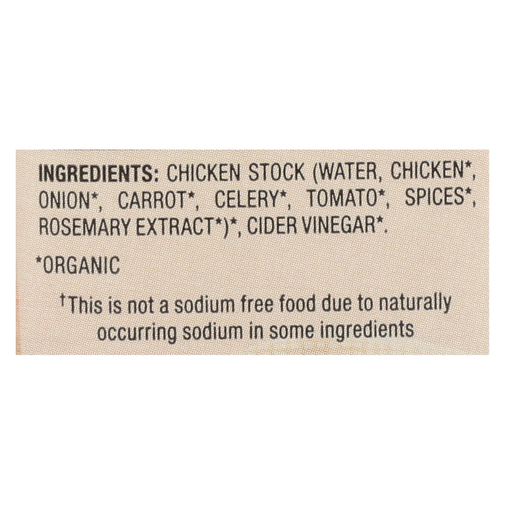 Pacific Natural Foods Bone Broth - Chicken - Case Of 12 - 8 Fl Oz. - Lakehouse Foods