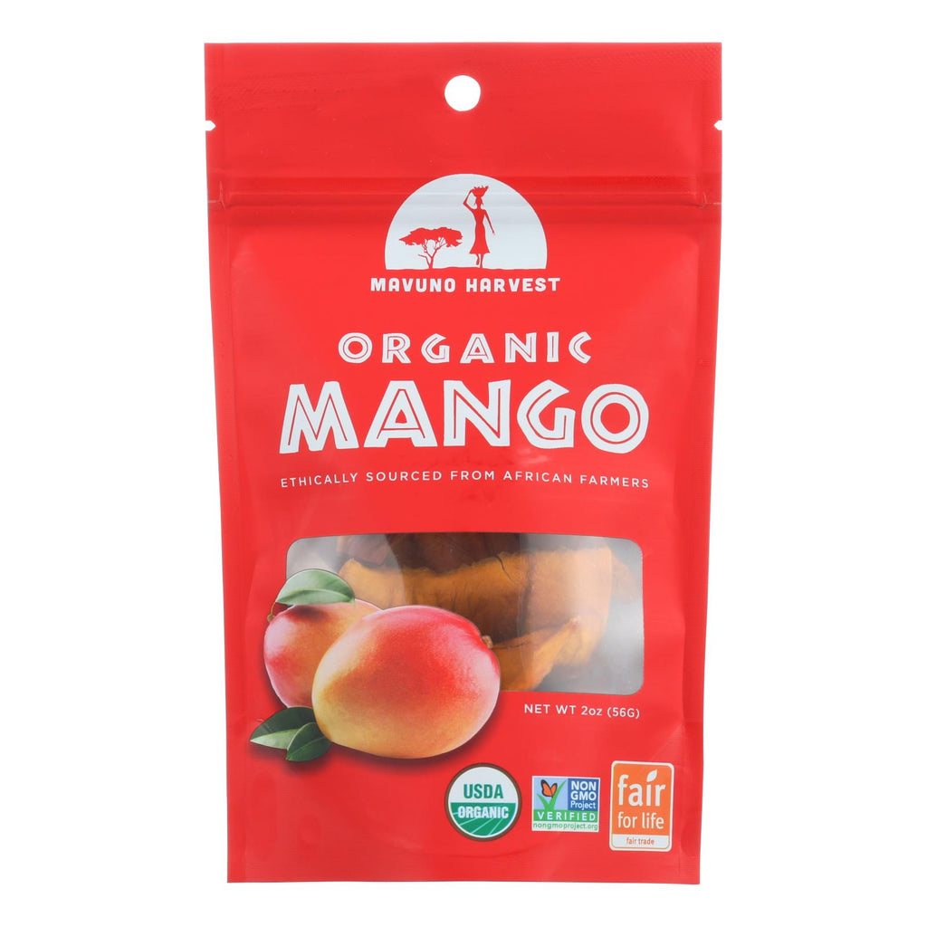 Mavuno Harvest Gluten - Free Dried Mango - Case Of 6 - 2 Oz. - Lakehouse Foods
