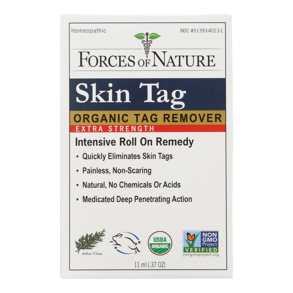 Forces Of Nature - Skin Tag Control - Certified Organic - Extra Strength - 11 Ml - Lakehouse Foods