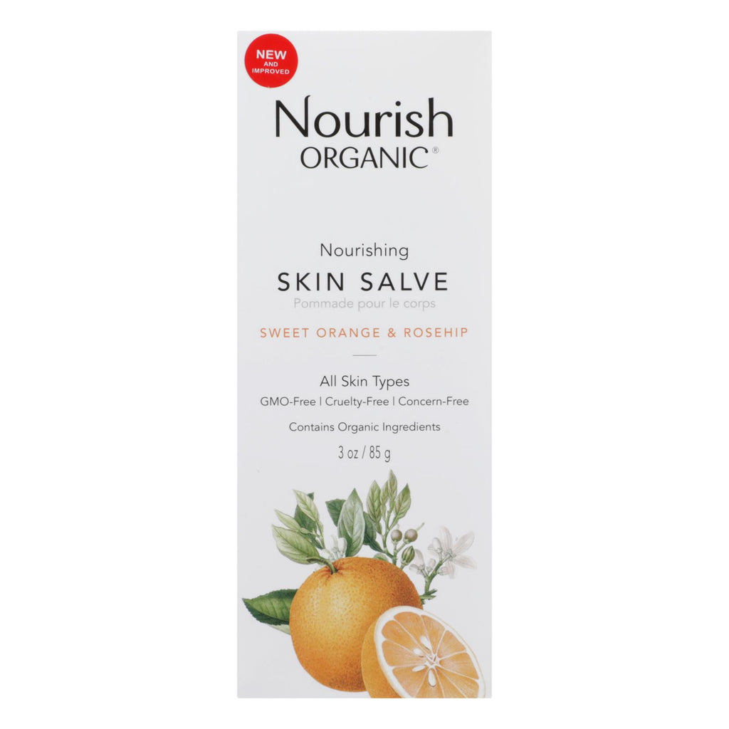 Nourish Organic Skin Solve - Organic - Sweet Orange And Rosehip - 3oz - Lakehouse Foods