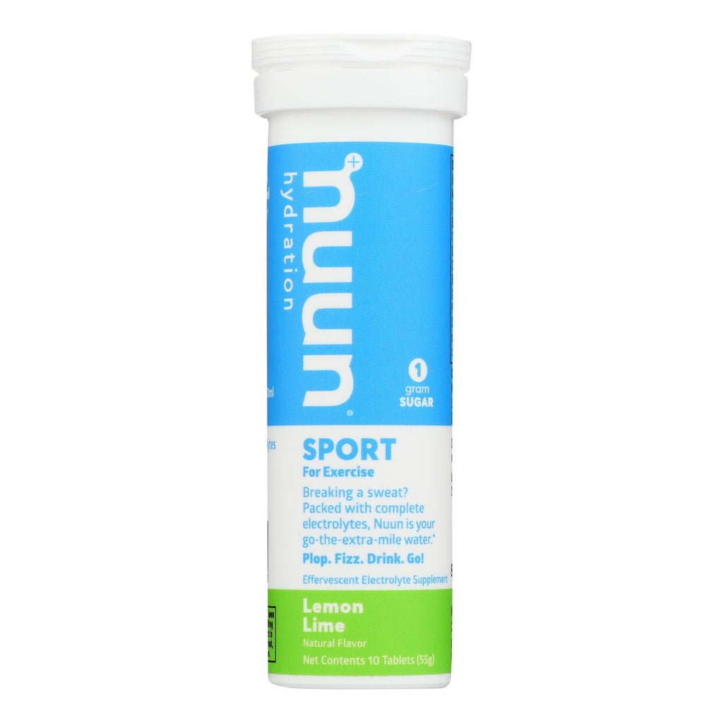 Nuun Hydration Nuun Active - Lemon And Lime - Case Of 8 - 10 Tablets - Lakehouse Foods