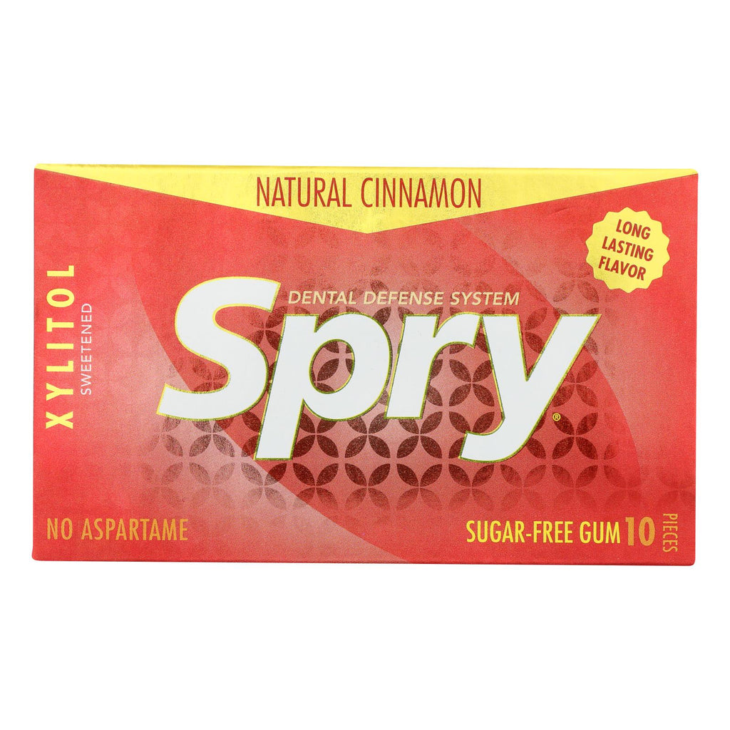 Spry Xylitol Gems - Cinnamon - Case Of 20 - 10 Count - Lakehouse Foods