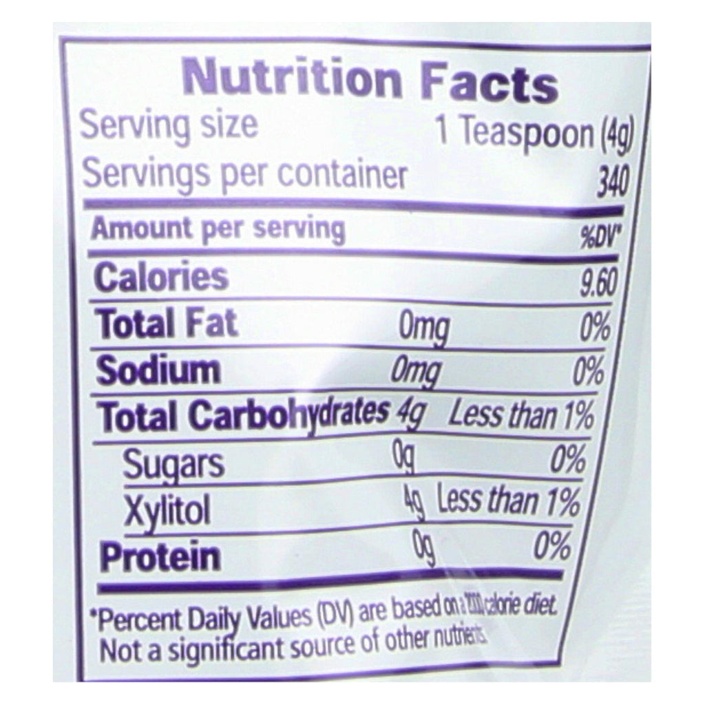 Xylosweet All Natural Low Carb Xylitol Sweetener - 3 Lb. - Lakehouse Foods