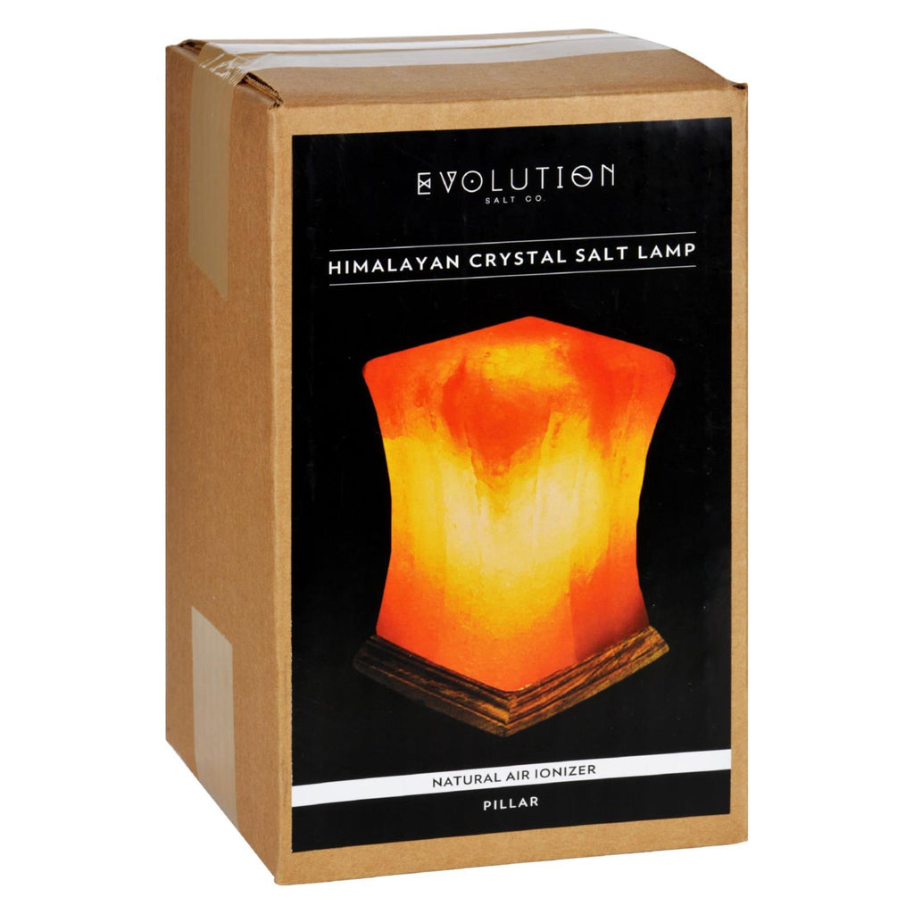 Evolution Salt Crystal Salt Lamp - Pillar - 1 Count - Lakehouse Foods
