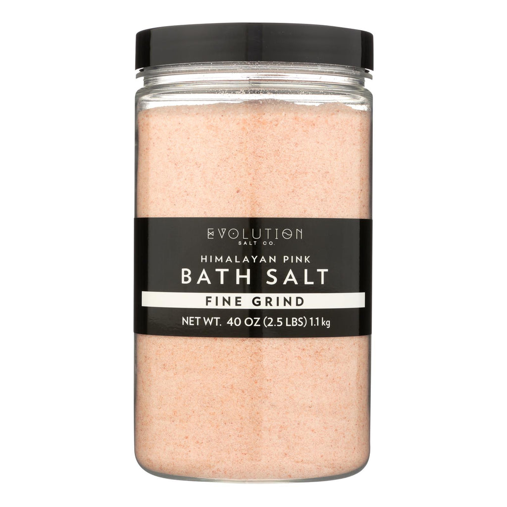 Evolution Salt Bath Salt - Himalayan - Fine - 26 Oz - Lakehouse Foods