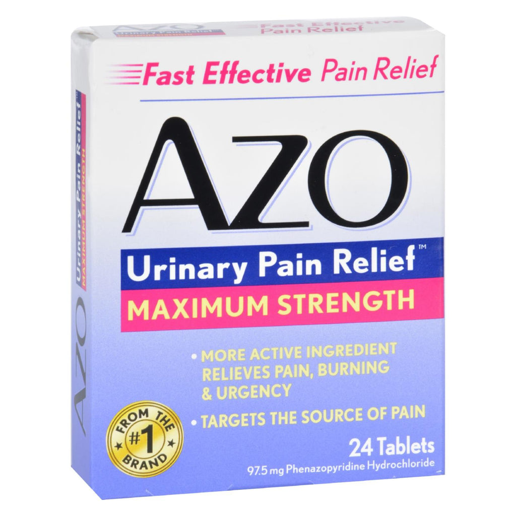 Azo Urinary Pain Relief - 24 Tablets - Lakehouse Foods