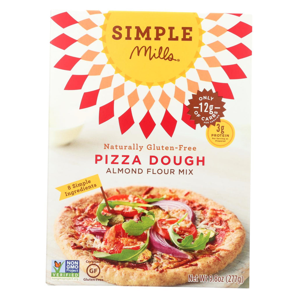 Simple Mills Almond Flour Pizza Dough Mix - Case Of 6 - 9.8 Oz. - Lakehouse Foods