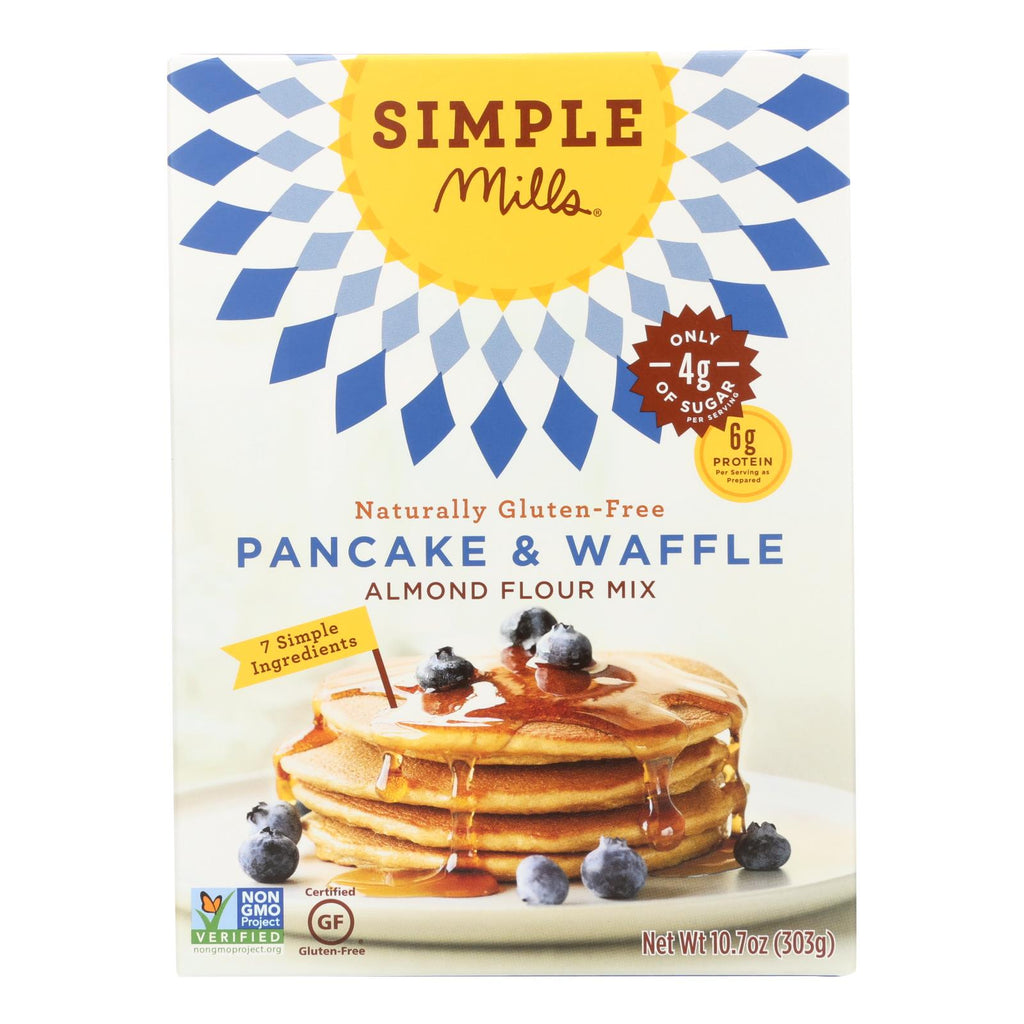 Simple Mills Almond Flour Pancake And Waffle Mix - Case Of 6 - 10.7 Oz. - Lakehouse Foods