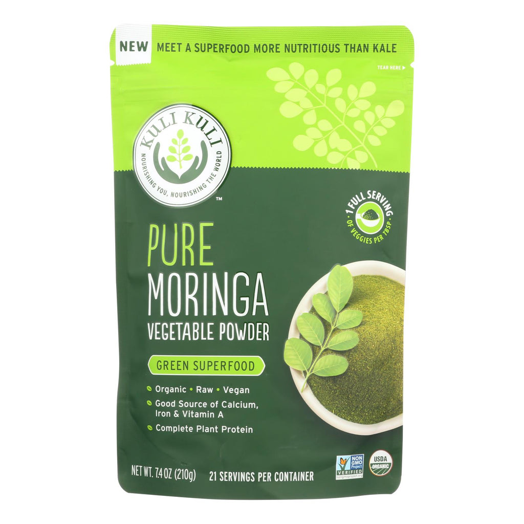 Kuli Kuli Pure Moringa Vegetable Powder - 7.4 Oz. - Lakehouse Foods