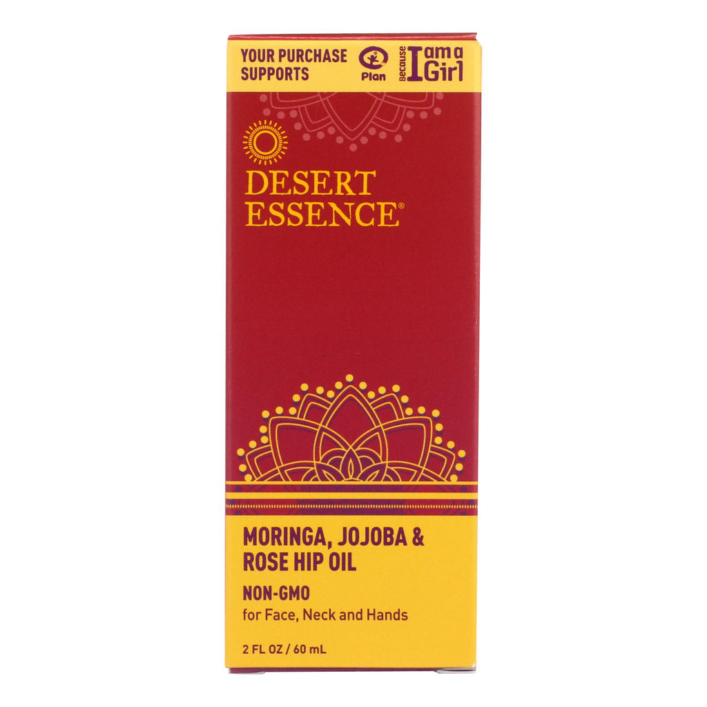 Desert Essence - Moringa Jojoba And Rose Hip Oil - 2 Oz - Lakehouse Foods