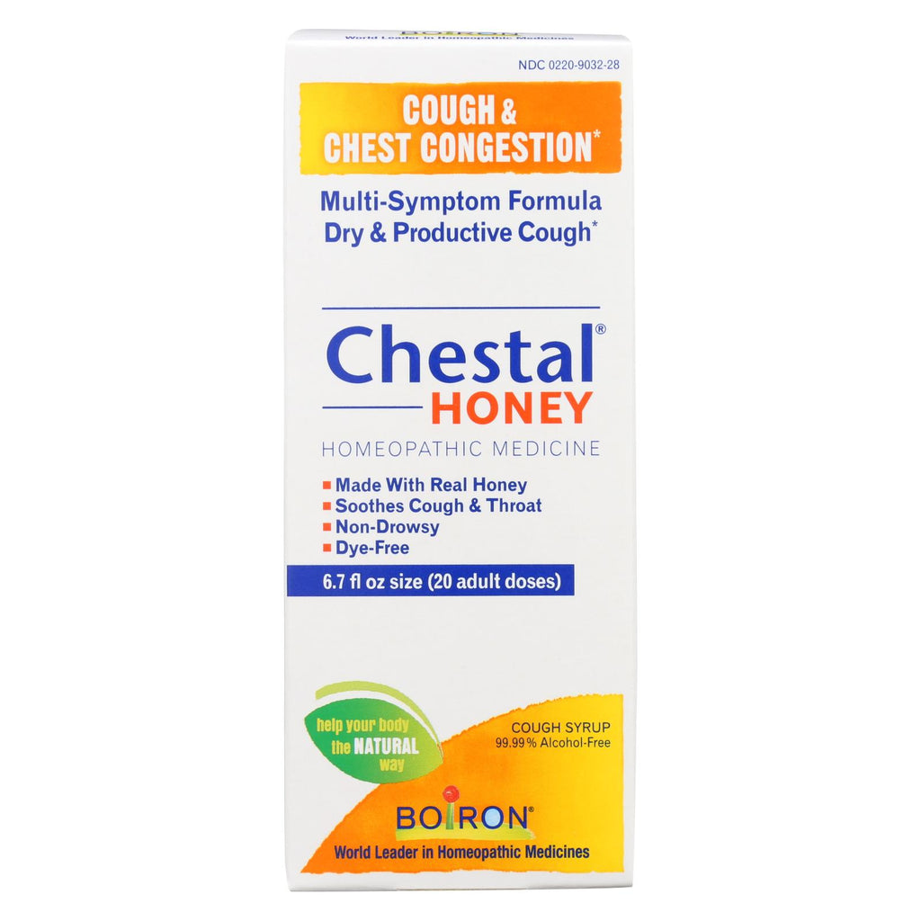 Boiron - Chestal - Cough And Chest Congestion - Honey - Adult - 6.7 Oz - Lakehouse Foods
