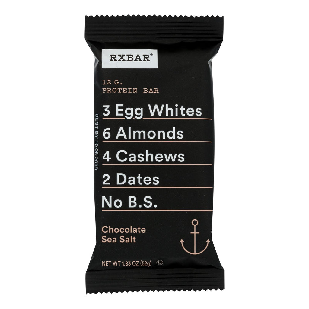 Rxbar - Protein Bar - Chocolate Sea Salt - Case Of 12 - 1.83 Oz. - Lakehouse Foods