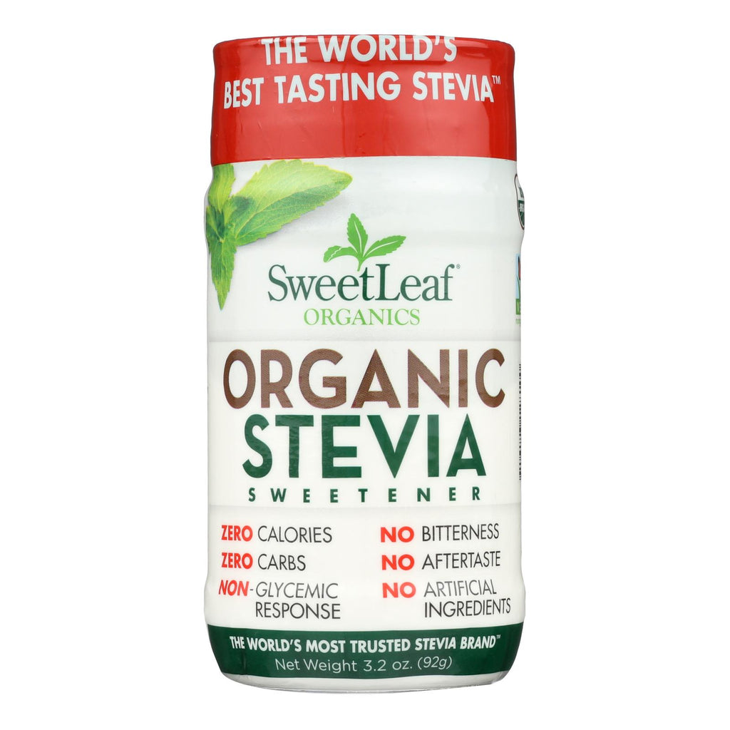 Sweet Leaf Sweetener - Organic - Stevia - 3.2 Oz - Lakehouse Foods