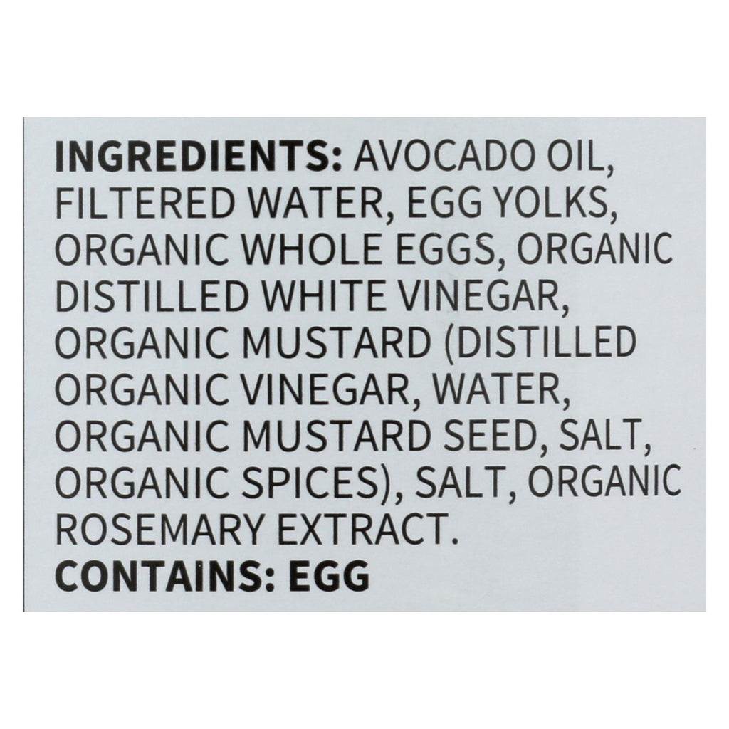 Chosen Foods Avocado Oil - Mayo - Case Of 6 - 12 Oz. - Lakehouse Foods