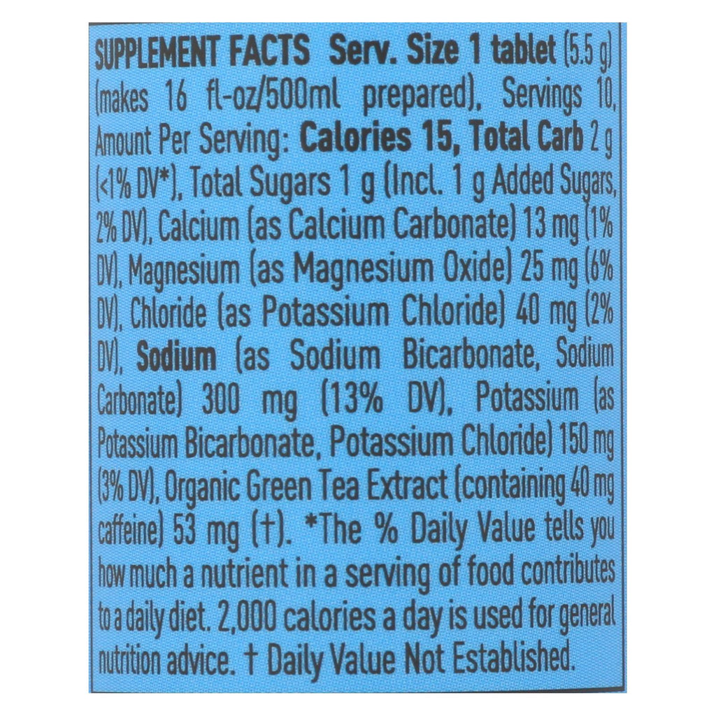 Nuun Hydration Drink Tab - Energy - Lemon-lime - 10 Tablets - Case Of 8 - Lakehouse Foods