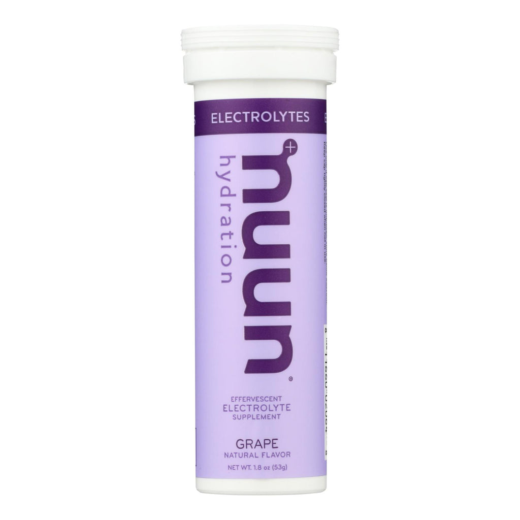 Nuun Hydration Drink Tab - Active - Grape - 10 Tablets - Case Of 8 - Lakehouse Foods
