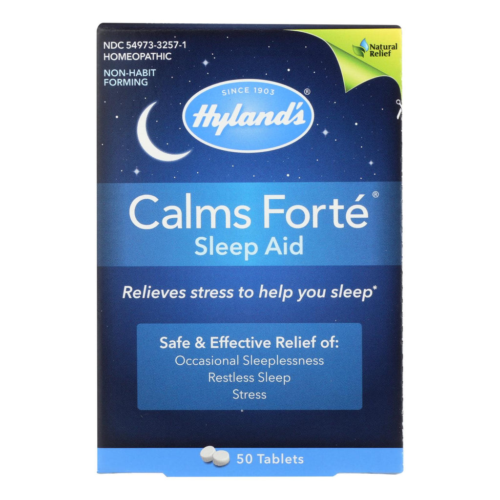 Hylands Homeopathic Calms Fort? - Sleep Aid - 50 Tablets - Lakehouse Foods