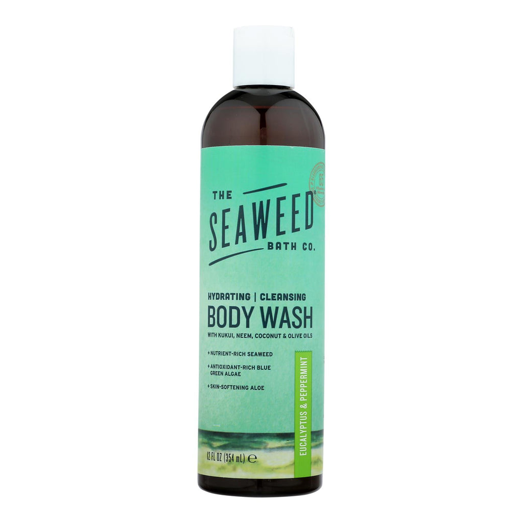 The Seaweed Bath Co Body Wash - Eucalyptus & Peppermint - 12 Fl Oz - Lakehouse Foods