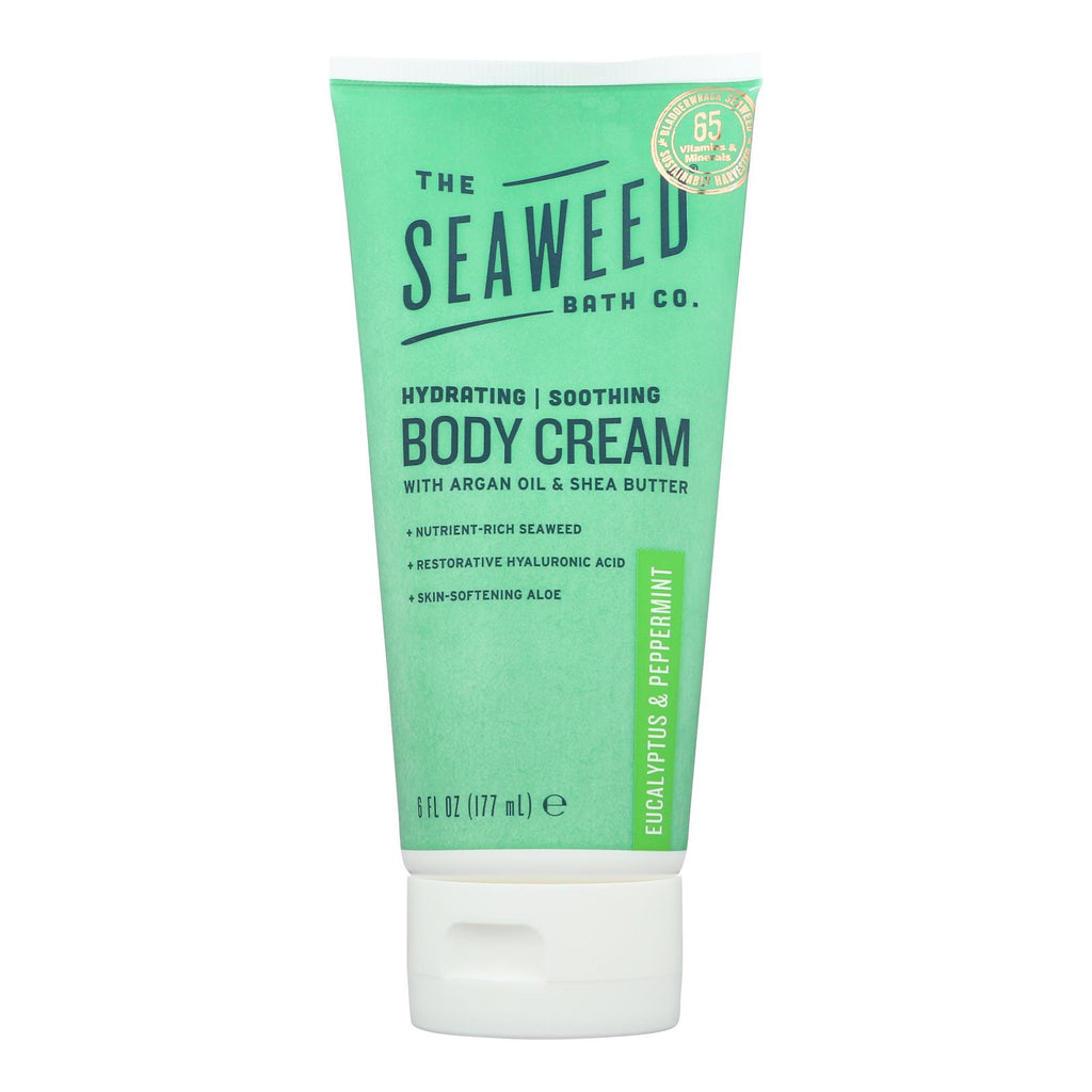 The Seaweed Bath Co Body Cream - Eucalyptus - Peppermint - 6 Oz - Lakehouse Foods