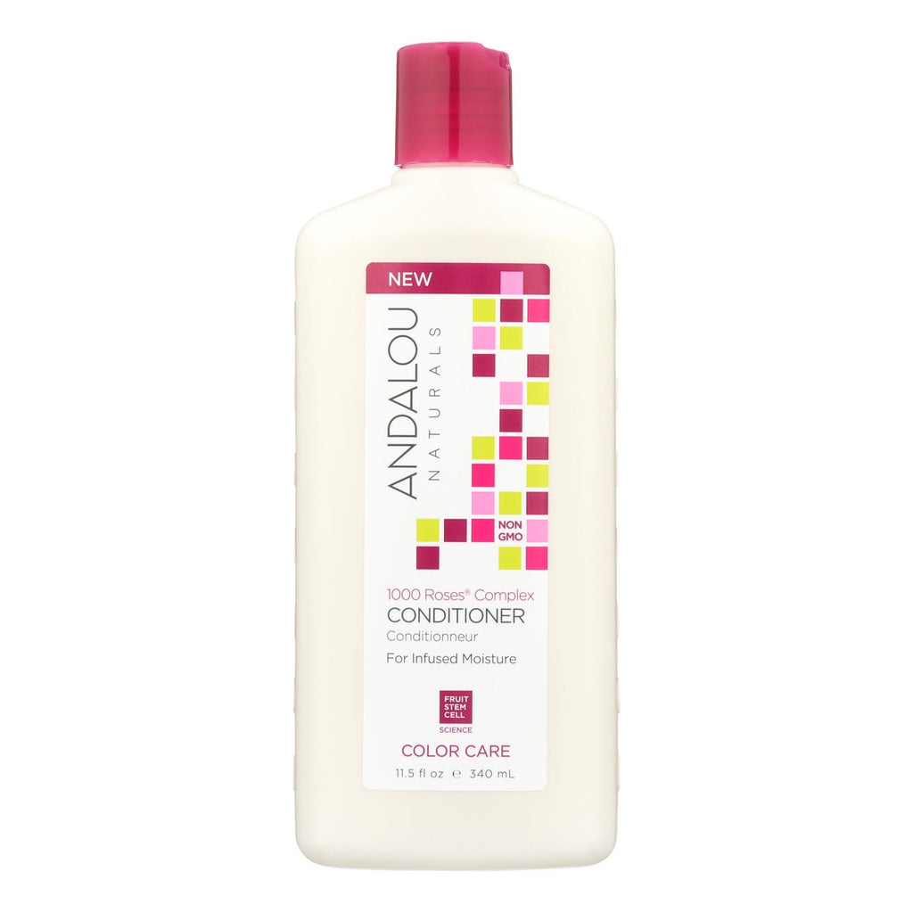 Andalou Naturals Color Care Conditioner -1000 Roses Complex - 11.5 Fl Oz - Lakehouse Foods