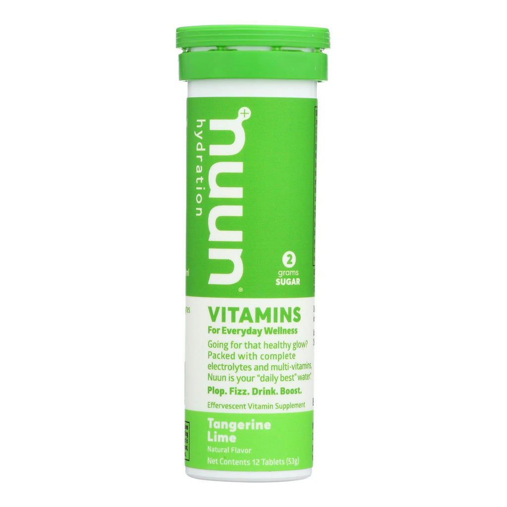Nuun Vitamins Drink Tab - Tangerine - Lime - Case Of 8 - 12 Tab - Lakehouse Foods