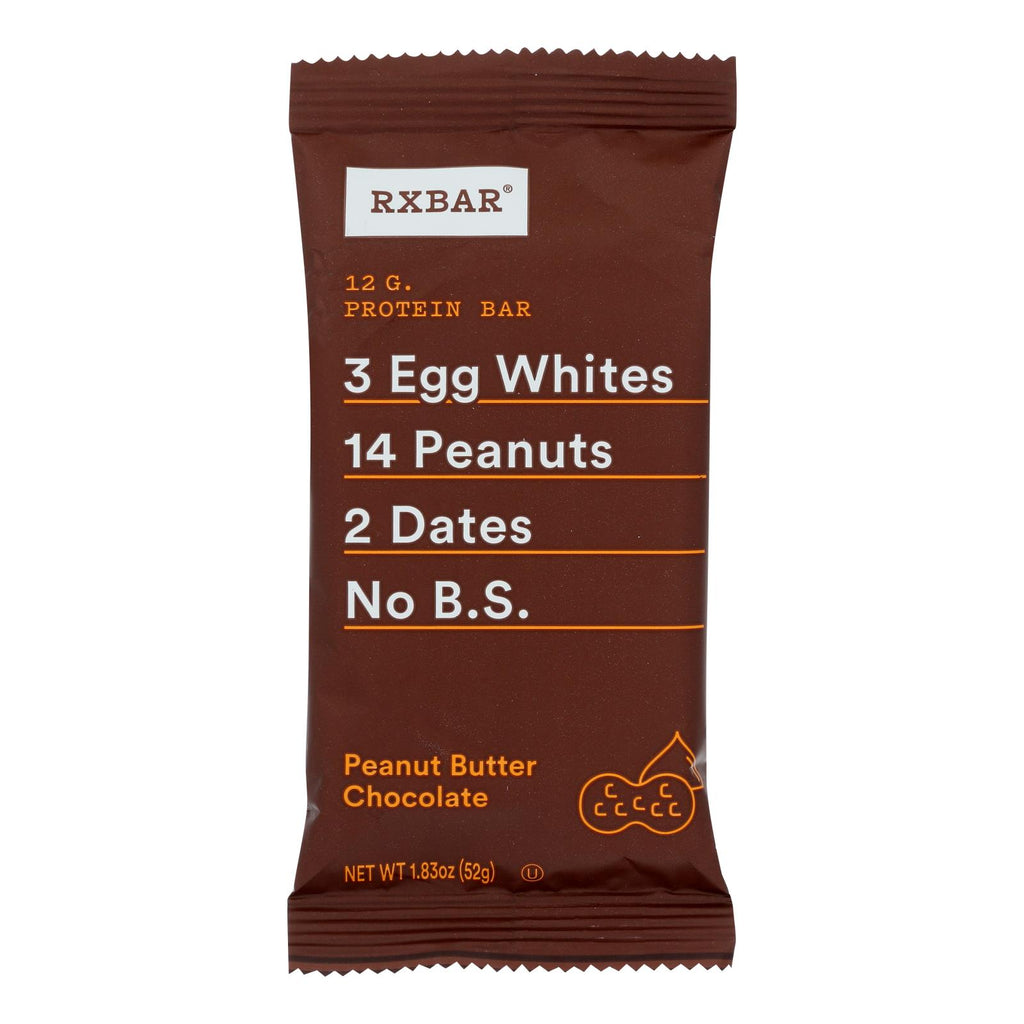 Rxbar - Protein Bar - Chocolate Peanut Butter - Case Of 12 - 1.83 Oz. - Lakehouse Foods