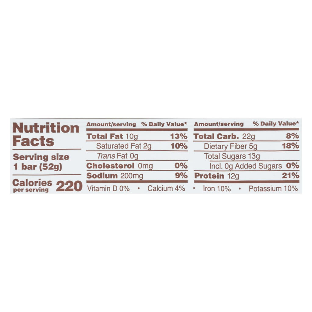 Rxbar - Protein Bar - Chocolate Chip - Case Of 12 - 1.83 Oz. - Lakehouse Foods