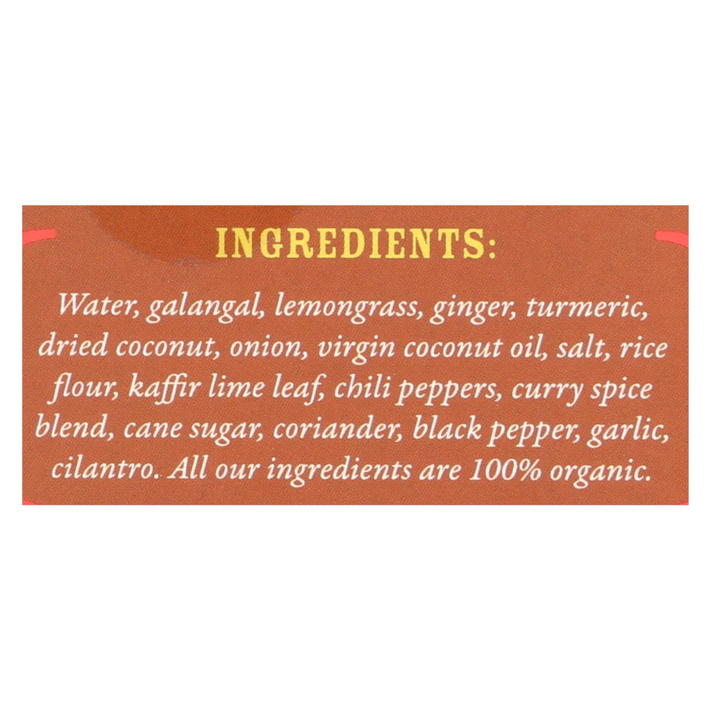 Mike's Organic Curry Love - Organic Curry Paste - Yellow Thai - Case Of 6 - 2.8 Oz. - Lakehouse Foods