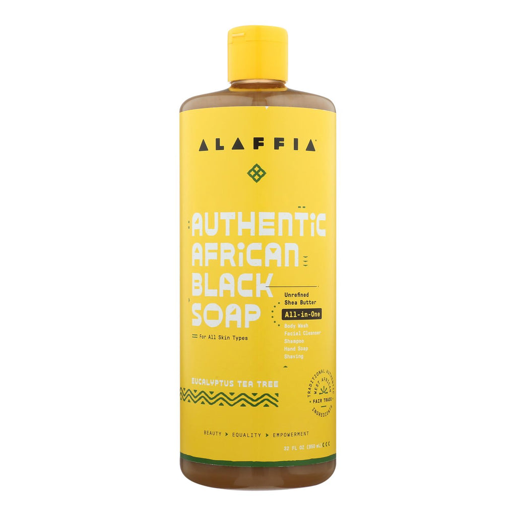 Alaffia - African Black Soap - Eucalyptus Tea Tree - 32 Fl Oz. - Lakehouse Foods
