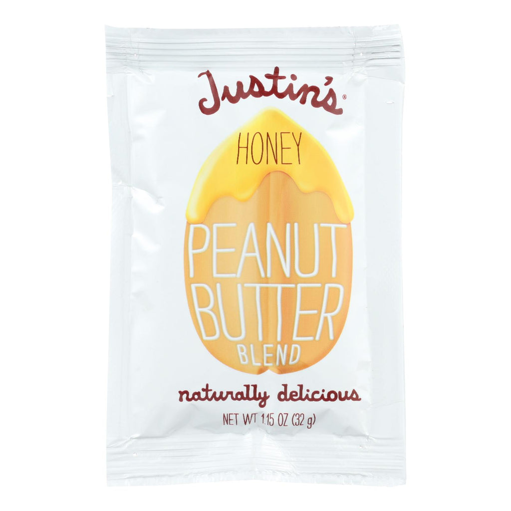 Justin's Nut Butter Squeeze Pack - Peanut Butter - Honey - Case Of 10 - 1.15 Oz. - Lakehouse Foods