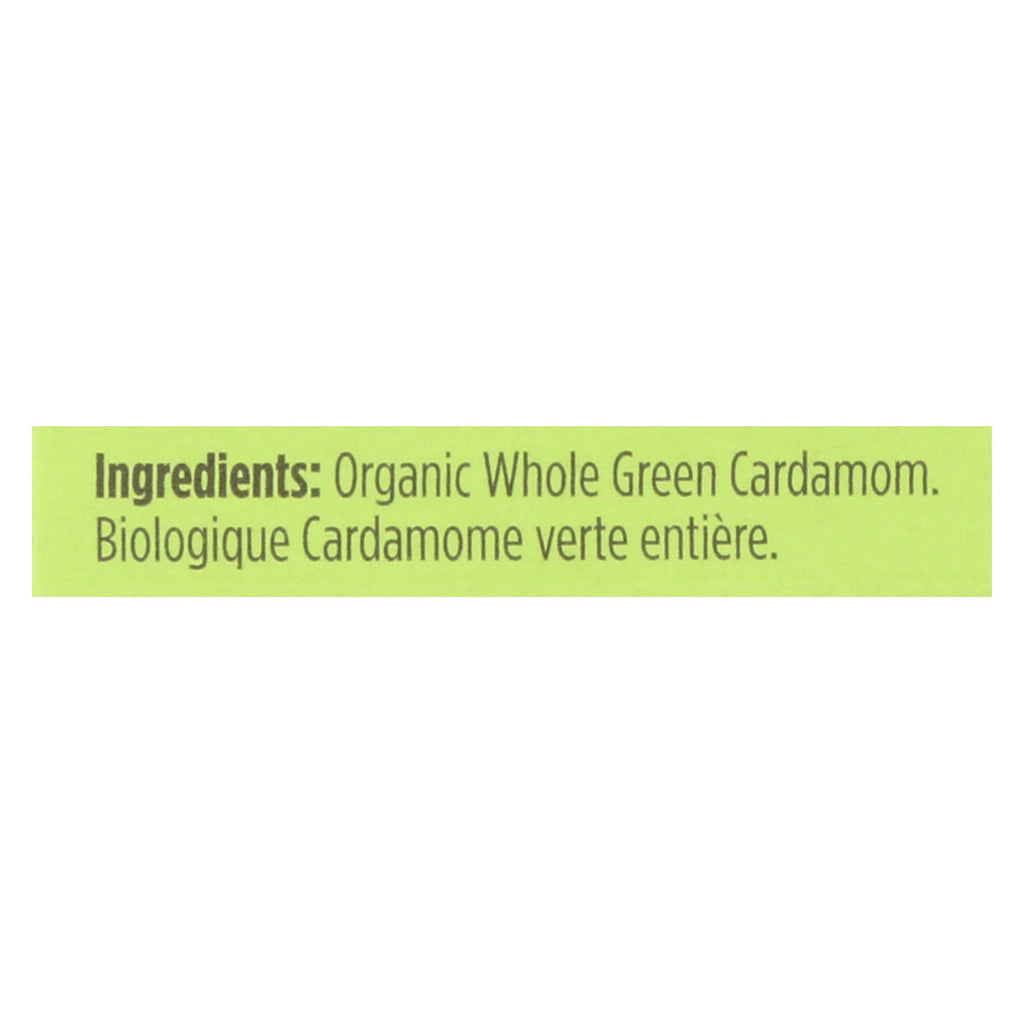 Spicely Organics - Organic Cardamom Pods - Green - Case Of 6 - 0.2 Oz. - Lakehouse Foods