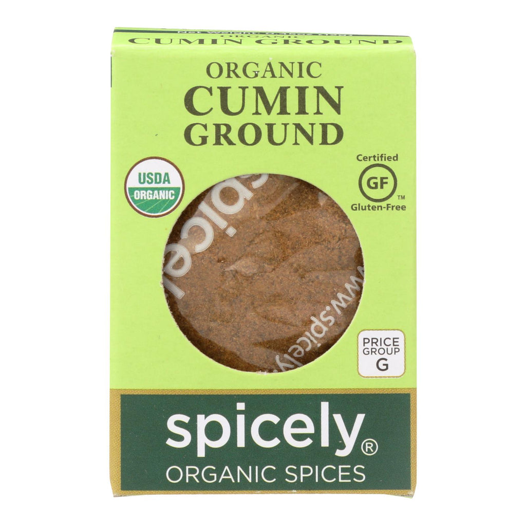 Spicely Organics - Organic Cumin - Ground - Case Of 6 - 0.45 Oz. - Lakehouse Foods