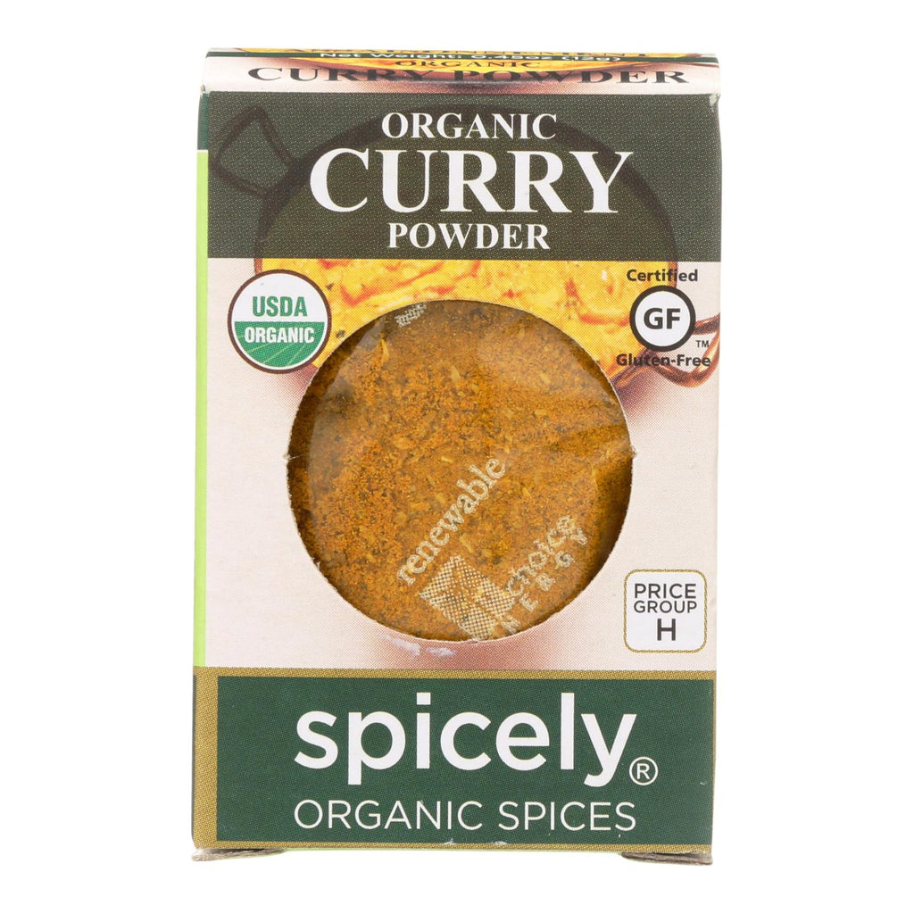 Spicely Organics - Organic Curry Powder - Case Of 6 - 0.45 Oz. - Lakehouse Foods