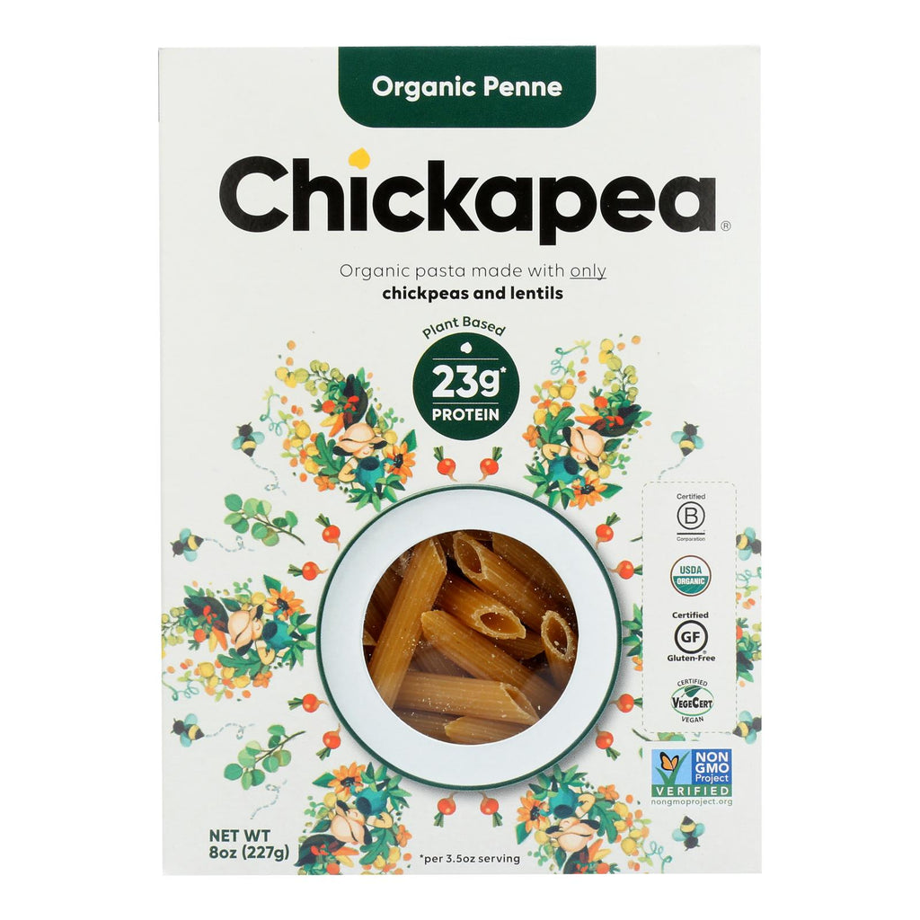 Chickapea Pasta - Pasta - Penne - Case Of 6 - 8 Oz. - Lakehouse Foods