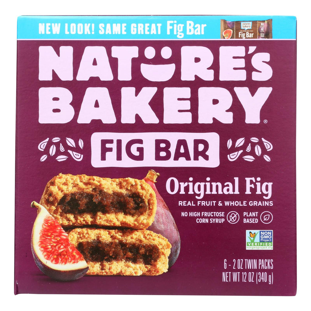 Nature's Bakery Stone Ground Whole Wheat Fig Bar - Original - Case Of 6 - 2 Oz. - Lakehouse Foods