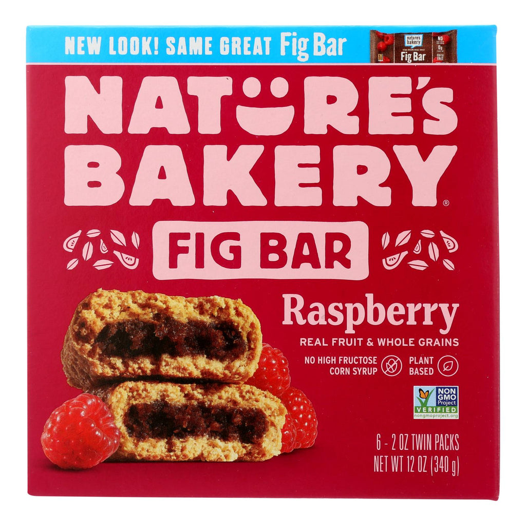 Nature's Bakery Stone Ground Whole Wheat Fig Bar - Raspberry - 2 Oz - Case Of 6 - Lakehouse Foods