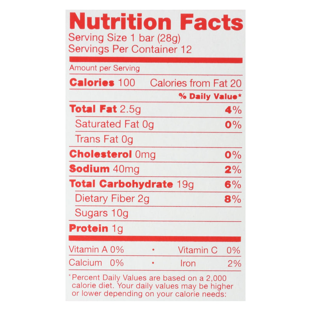 Nature's Bakery Stone Ground Whole Wheat Fig Bar - Strawberry - Case Of 6 - 2 Oz. - Lakehouse Foods