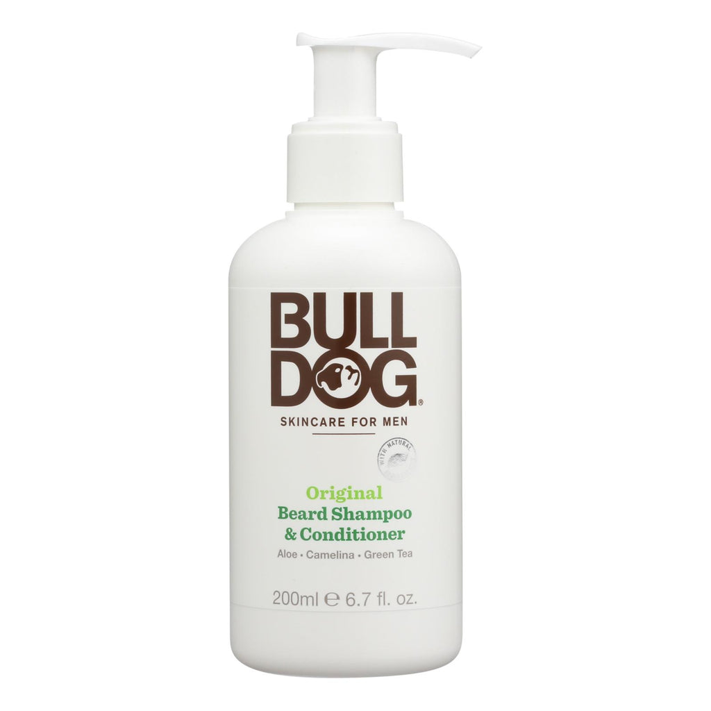 Bulldog Natural Skincare - Beard Shampoo - Conditioner - Original - 6.7 Fl Oz - Lakehouse Foods