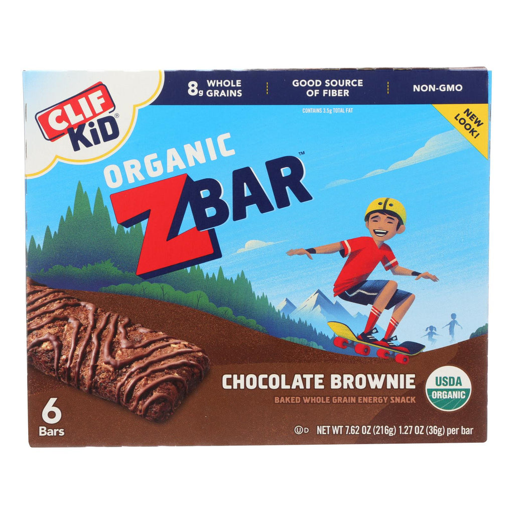 Clif Kid Zbar - Chocolate Brownie - Case Of 9 - 7.62 Oz - Lakehouse Foods