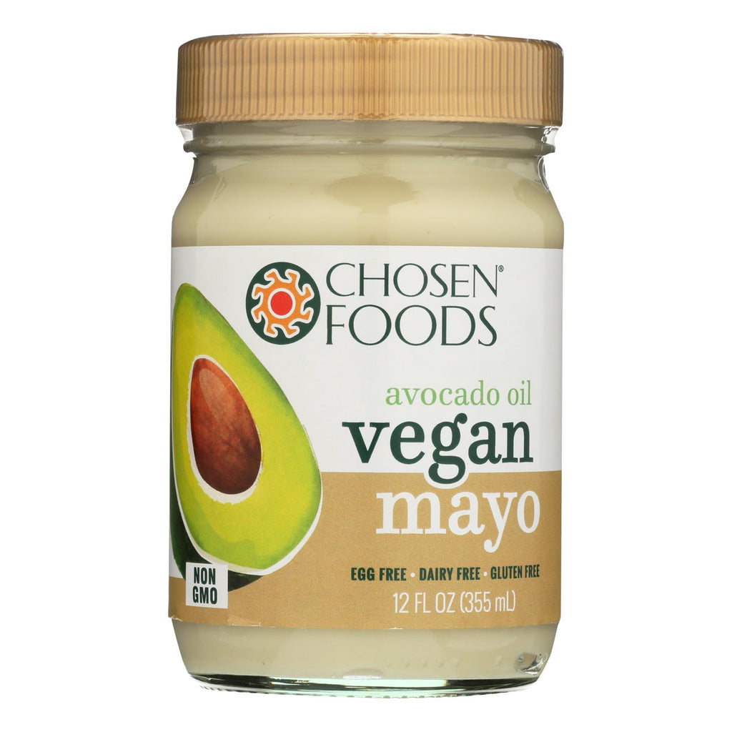 Chosen Foods - Avocado Oil Vegan Mayo - Case Of 6 - 12 Oz. - Lakehouse Foods