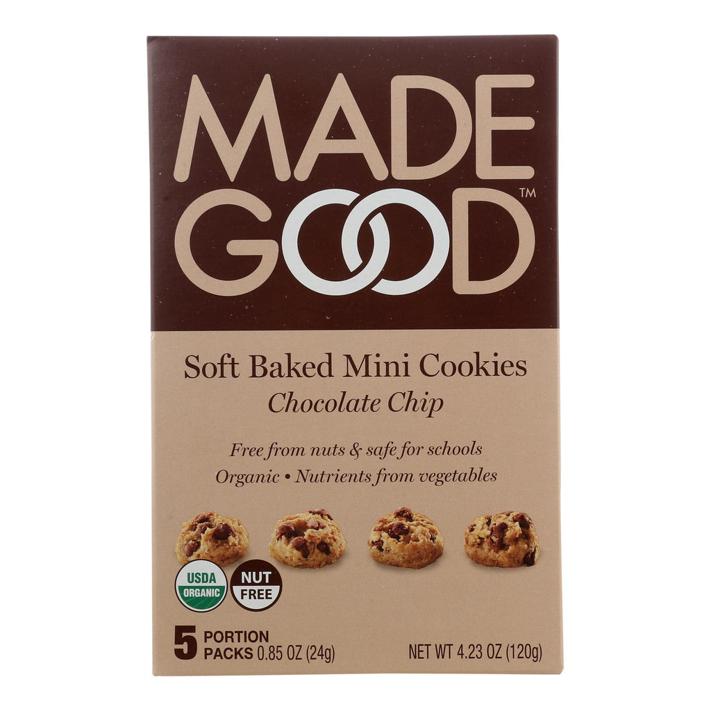 Made Good - Cookies - Soft Chocolate Chip - Case Of 6 - 4.25 Oz. - Lakehouse Foods