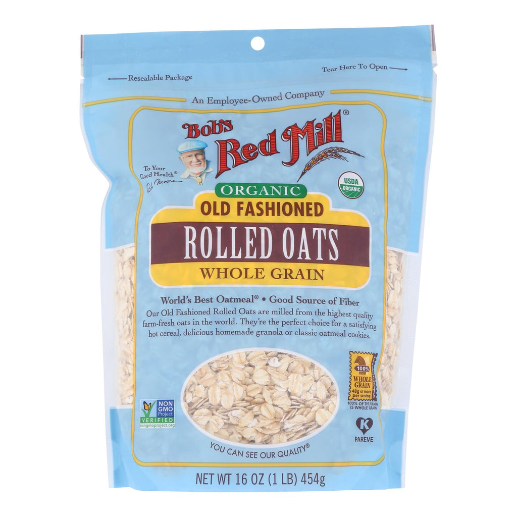 Bob's Red Mill - Organic Old Fashioned Rolled Oats - Case Of 4-16 Oz - Lakehouse Foods