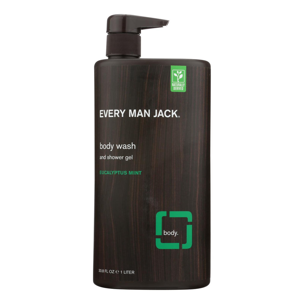 Every Man Jack Body Wash Eucalyptus Mint Body Wash - Case Of 33.8 - 33.8 Fl Oz. - Lakehouse Foods