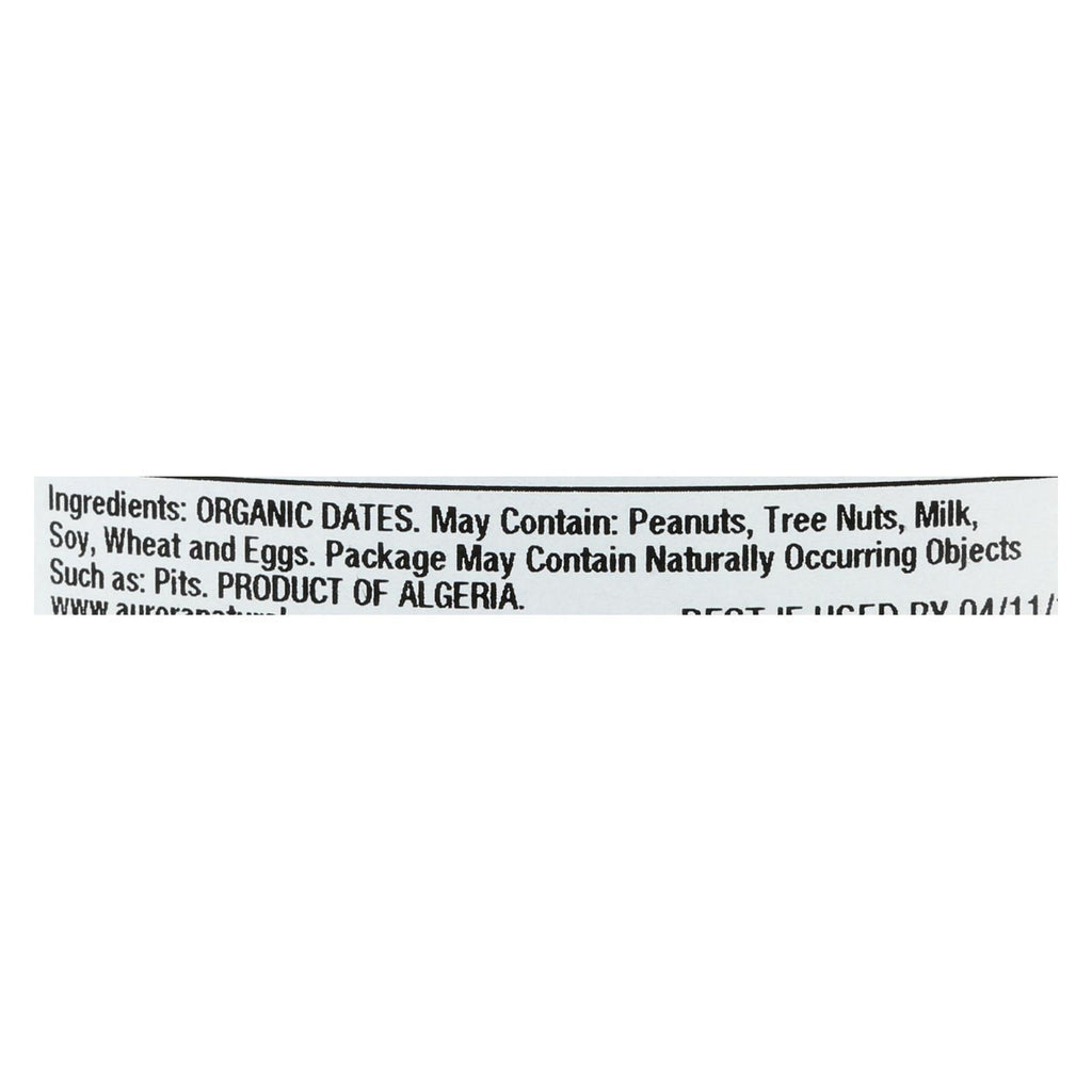 Aurora Natural Products - Organic Deglet Dates - Case Of 12 - 9 Oz. - Lakehouse Foods