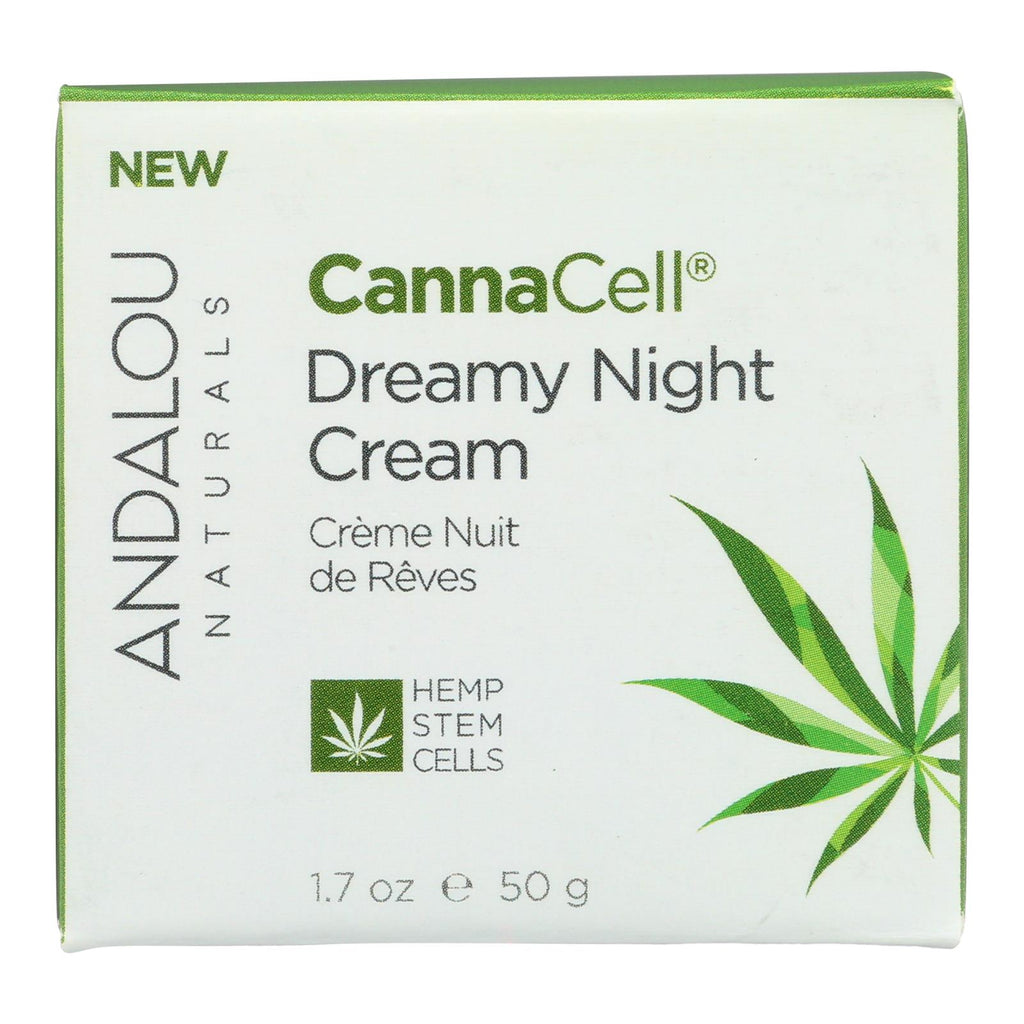 Andalou Naturals - Cannacell Dreamy Night Cream - 1.7 Oz. - Lakehouse Foods