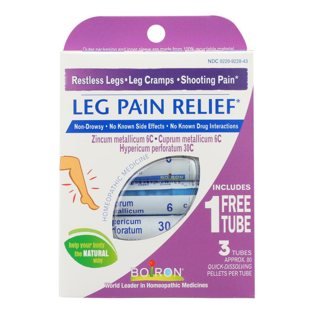 Boiron - Leg Pain Relief - 3 Tubes - Lakehouse Foods