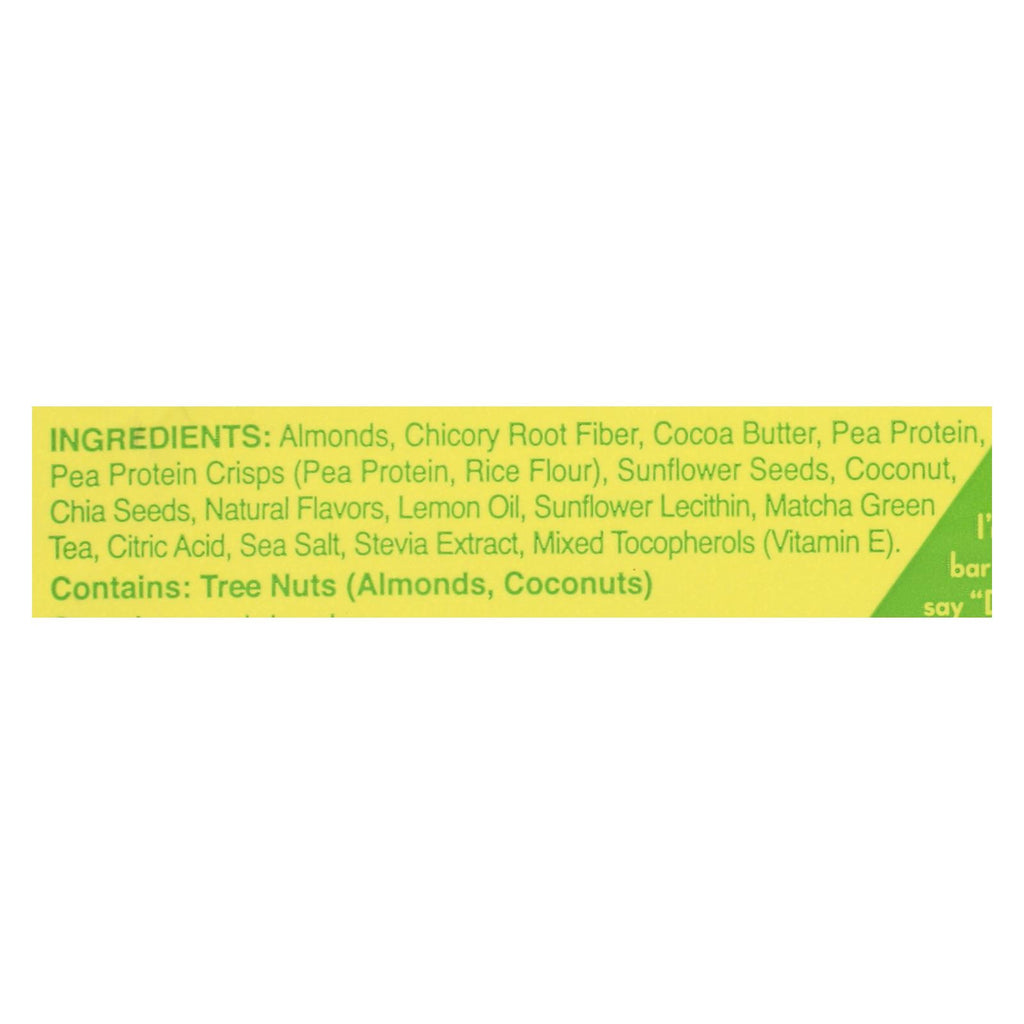 Dang - Bar - Lemon Matcha - Case Of 12 - 1.4 Oz. - Lakehouse Foods