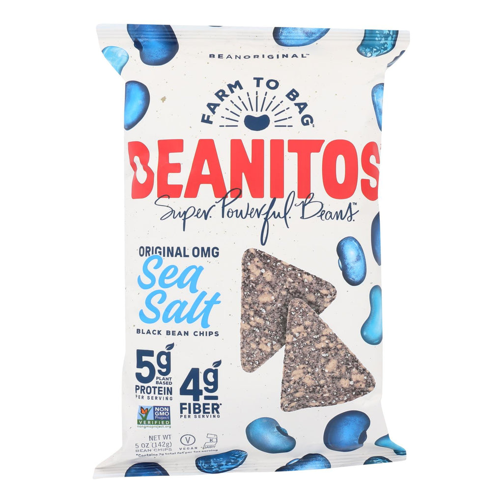 Beanitos - Black Bean Chips - Sea Salt - Case Of 6 - 5 Oz. - Lakehouse Foods