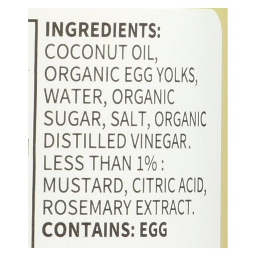 Chosen Foods - Coconut Oil Mayo - Case Of 6 - 12 Fl Oz. - Lakehouse Foods